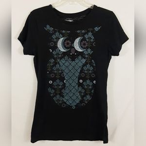 Fifth Sun Women's Jr's Owl Tee Size XL